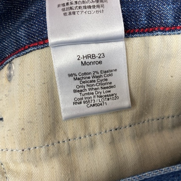 Paper denim & cloth Monroe dark wash bootcut jeans 10 long - Picture 8 of 8